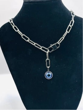 Evil Eye Lariat Necklace