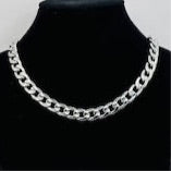 Chunky 10mm Silver Curb Chain