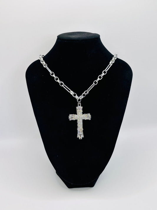 Silver Cross Necklace