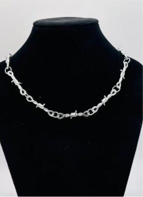 Barbed Wire Necklace