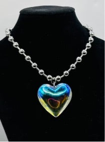 Bubble Heart Necklace