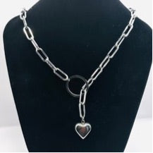 Circle Lariat Necklace