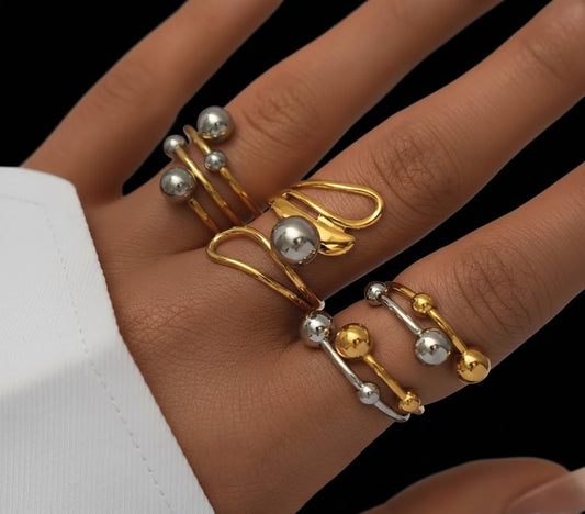 Women`s Ball Open Ring Jewellery