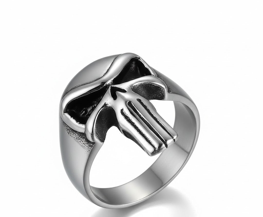 Silver Skull Hand Men Ring Jewellery