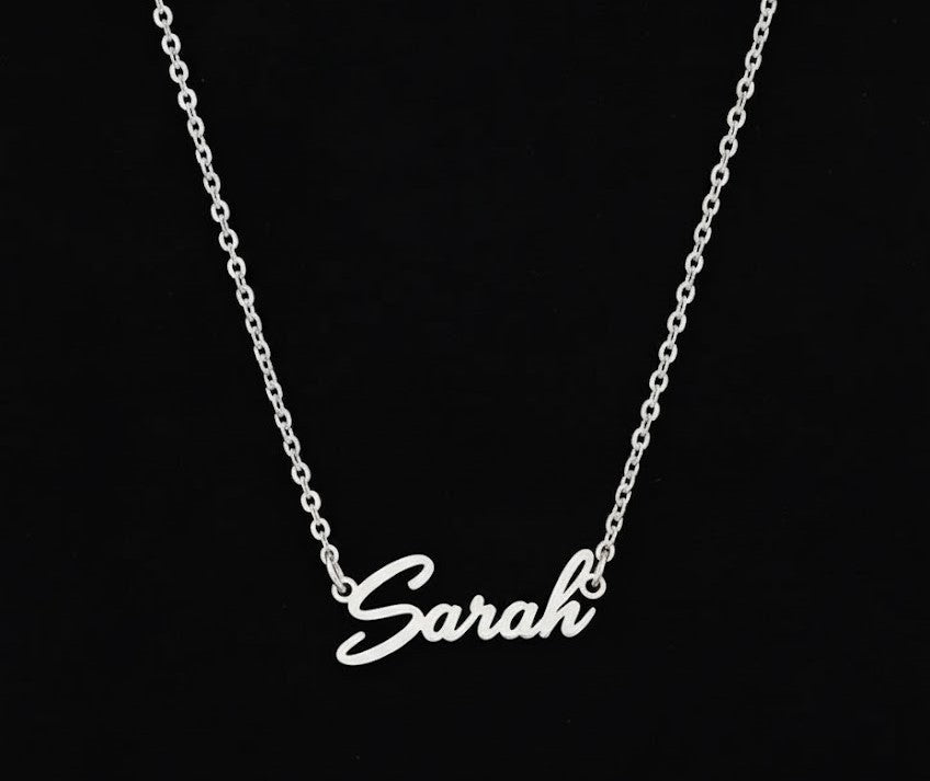 Silver Personalized Necklace