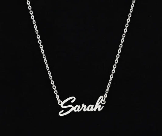 Silver Personalized Necklace
